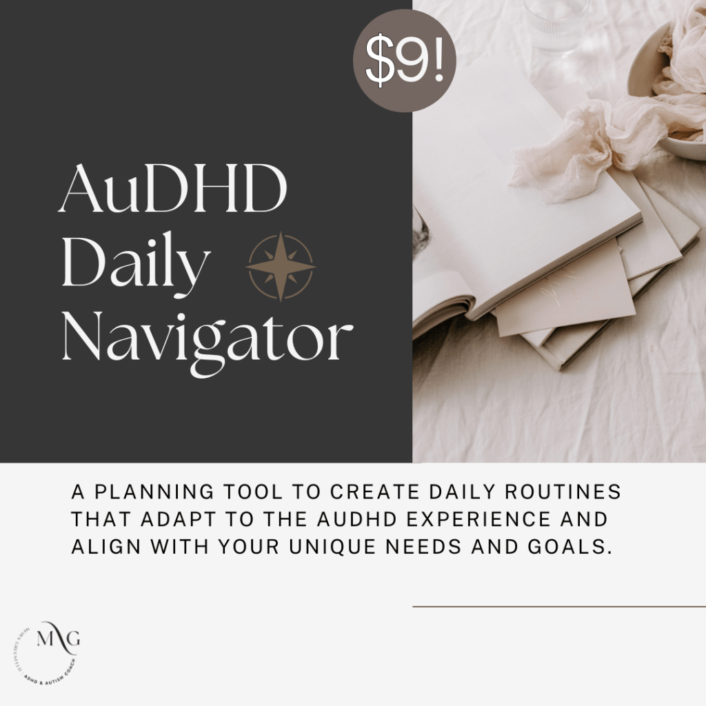 AuDHD Daily Navigator Daily planning tool for Autistics