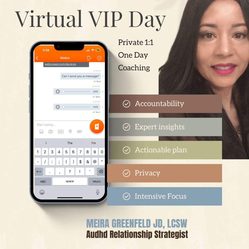 VIP Voxer Day of Relationship Coaching